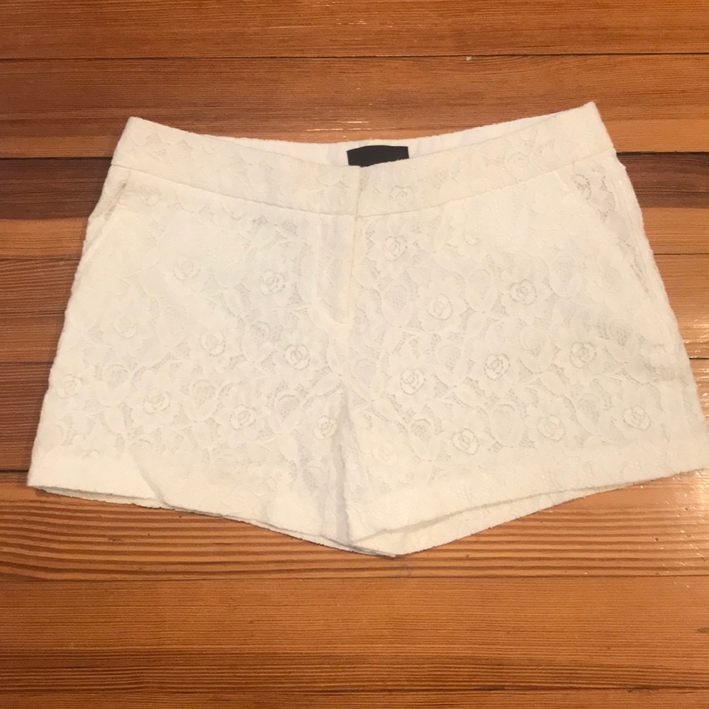 Cynthia Rowley Women’s White Lace Shorts